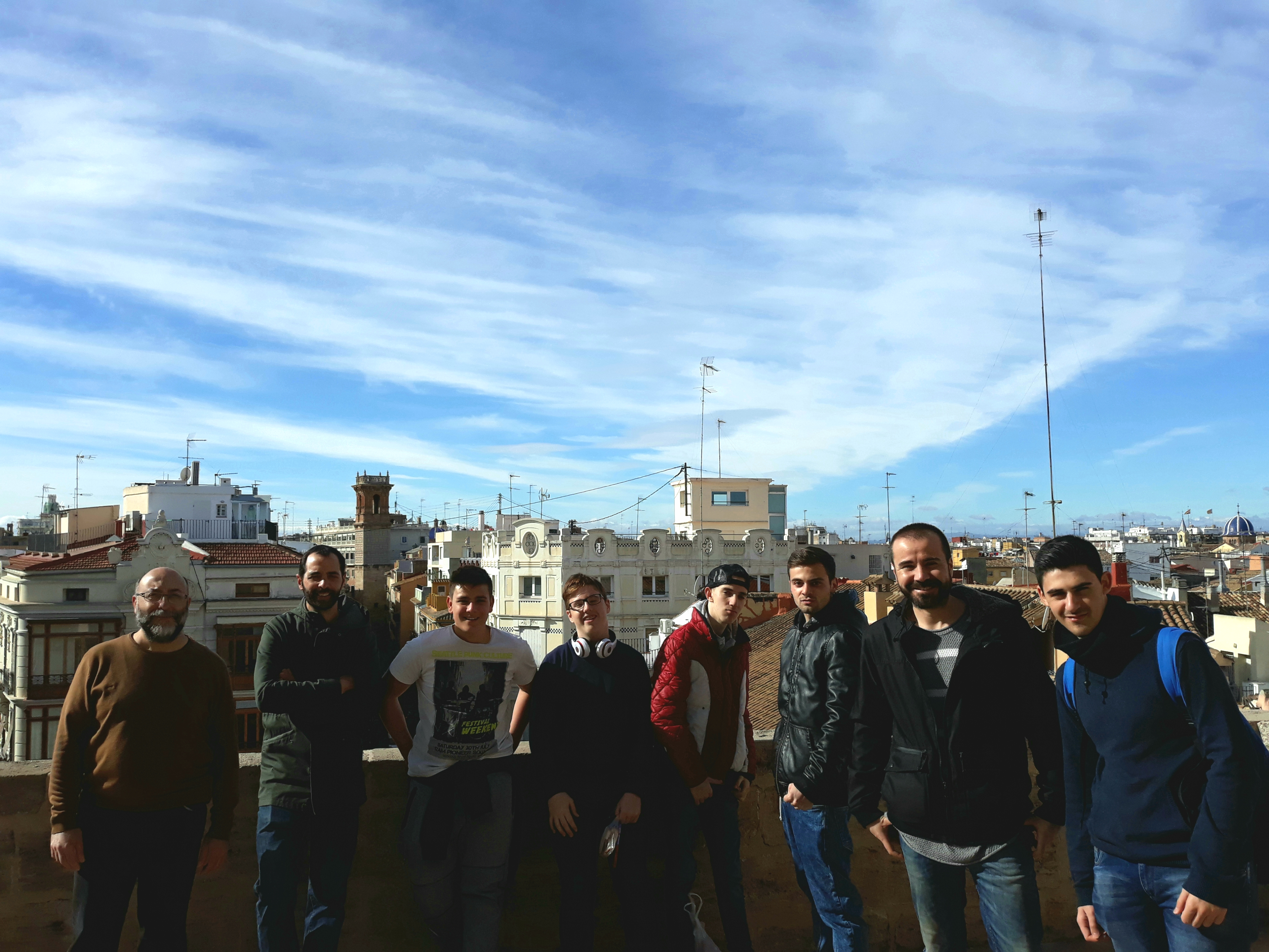 Los alumnos de FP Básica visitan el centro histórico de Valencia