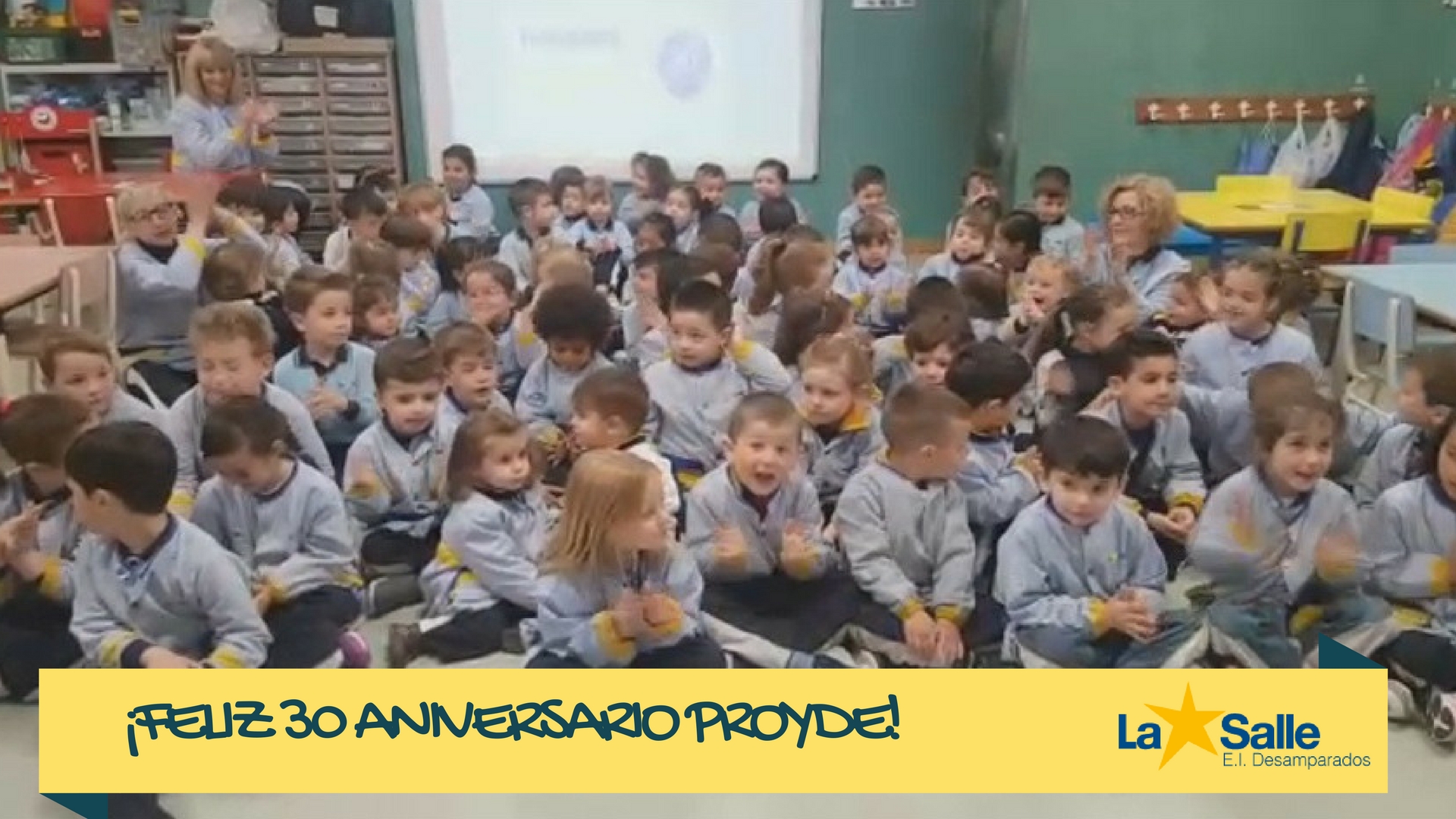 En la Escuela Infantil Desamparados celebran el 30 aniversario de PROYDE