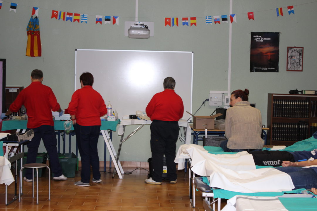 Donación de sangre en la Escuela Profesional La Salle