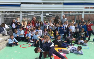 Los protagonistas de Star Wars visitan el comedor escolar