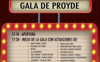 ¡Este viernes os esperamos en la Gala Solidaria en beneficio de PROYDE!