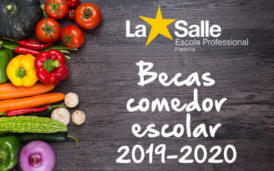 Beca comedor escolar curso 2019-2020