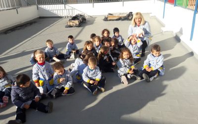 Los alumnos de infantil tienen nuevas «mascotas»