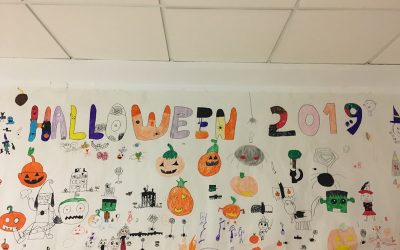 Halloween en el comedor escolar