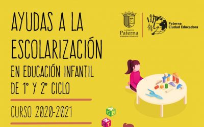 Ayudas a la Escolarización en Educación Infantil de 1º y 2º Ciclo para el curso 2020-2021 del Ayuntamiento de Paterna