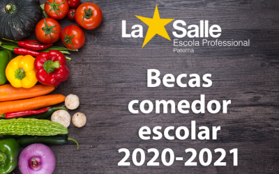 Listado definitivo de beneficiarios de ayudas al comedor escolar para el curso 2020-2021