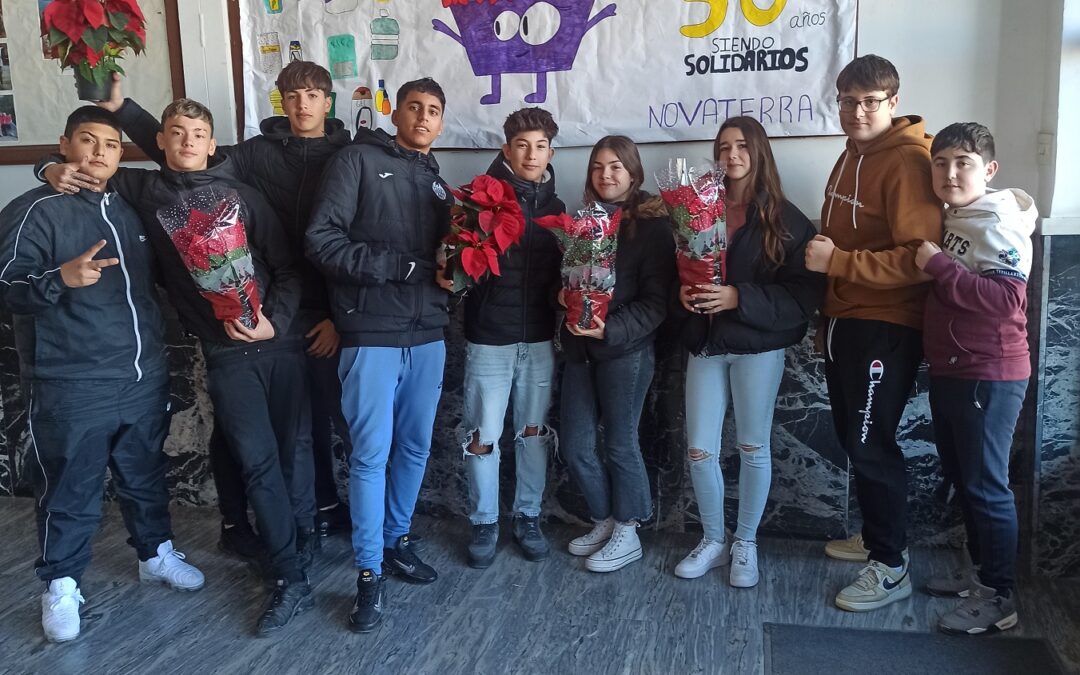 La Escuela Profesional La Salle colabora un año más con la Fundación Novaterra en su campaña “Más que una Flor”