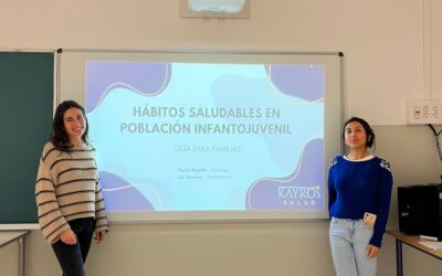 El pasado martes 18 de febrero, las especialistas Paula Roselló, criminóloga y psicóloga y Lis Zamora Cubas, nutricionista, impartieron una sesión de la Escuela de Familias sobre hábitos saludables en la población infantojuvenil