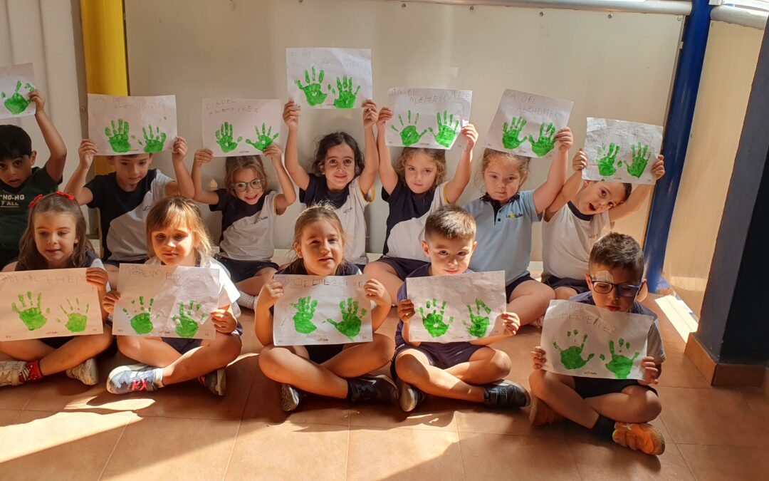 En la clase de 5 años de la Escuela Infantil Desamparados realizamos una actividad muy especial para sensibilizar a los peques sobre el Alzheimer