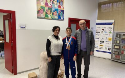 Nuestros alumnos Alejandro Núñez (6º A) y Hugo Monteagudo Jareño (3º ESO A) han logrado la medalla de bronce en la categoría Cadete del Campeonato de España de Taekwondo
