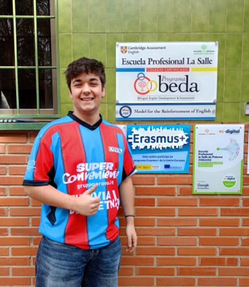 Izam Cañibano ha vivido una experiencia inolvidable gracias al programa Erasmus+