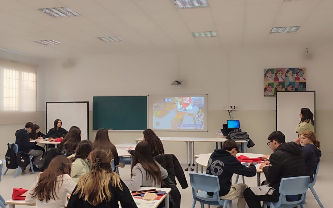Los alumnos de 3º y 4º de ESO de la asignatura de Economía han participado en un Taller Escape Room organizado por Comercio Justo PROYDE