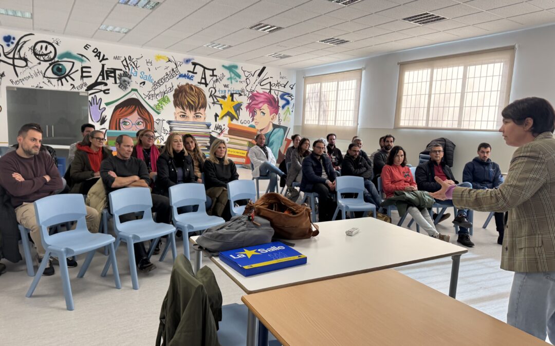 La Inteligencia Artificial y el espíritu europeo han transformado nuestra escuela tras la inspiradora estancia de Rebecca Lagerkvist