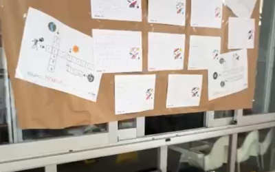 El alumnado de Infantil viaja por el universo en una exposición muy especial