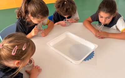 En el aula de 5 años hemos disfrutado de una divertida actividad para aprender a respirar